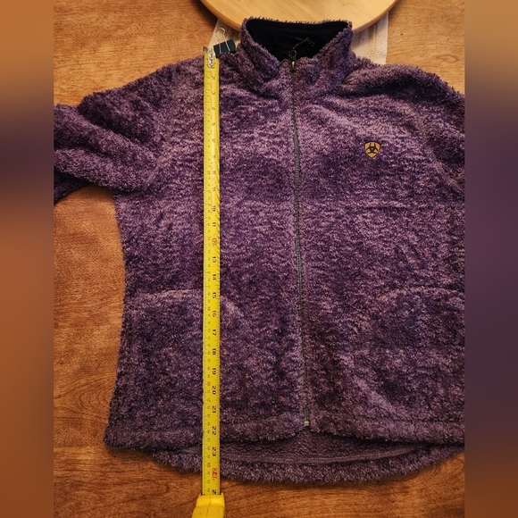Purple Ariat Women's Fleece Jacket Size Large - Picture 8 of 10
